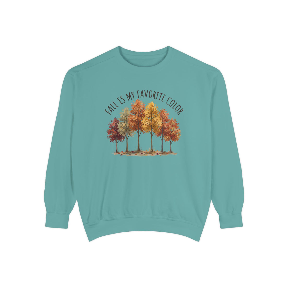 Fall Is My Favorite Color Sweatshirt - Autumn Tree Graphic Crewneck