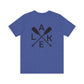 Lake Oar Graphic Tee — LAKE Crossed Oars Chest & Back T‑Shirt