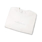 Minimal Embroidered Wave - Crewneck Sweatshirt