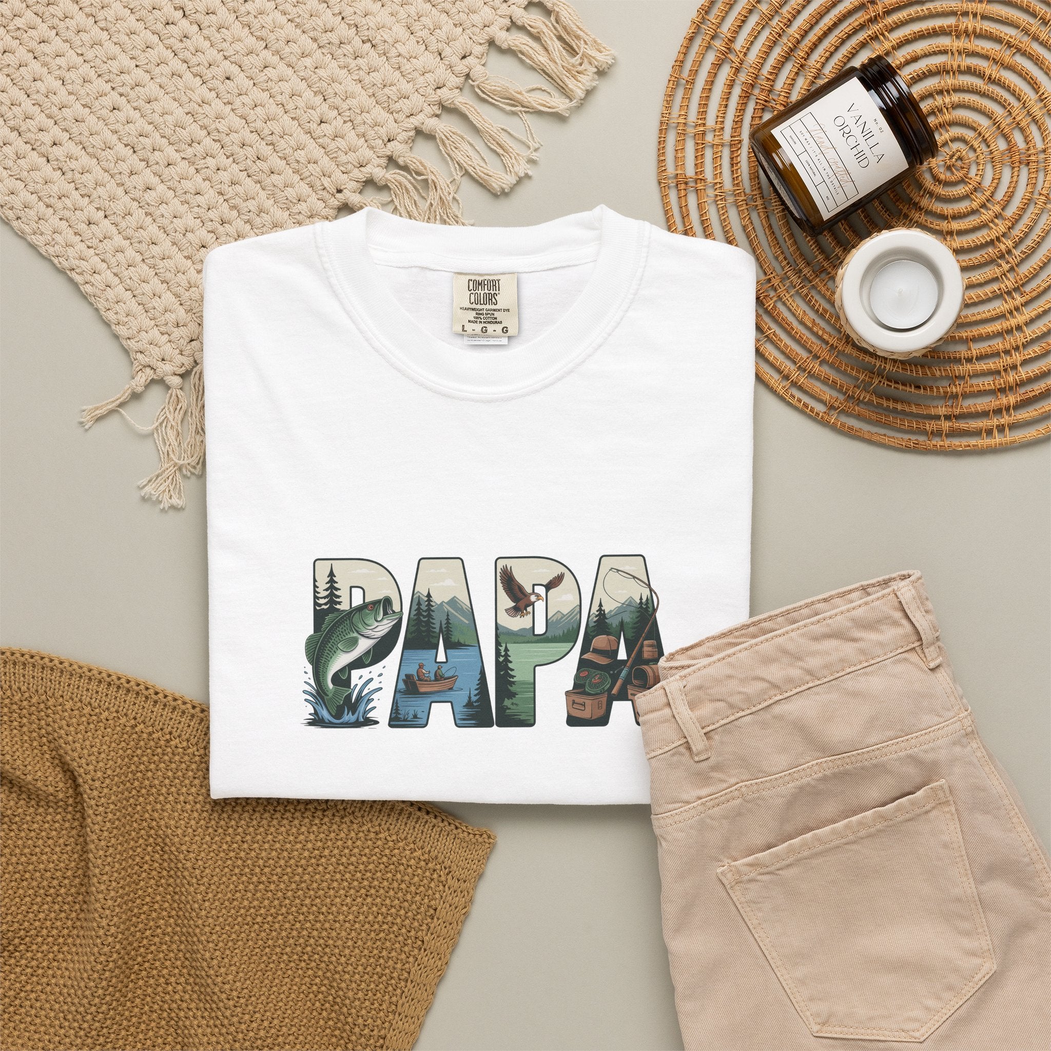 Papa Fishing T-Shirt