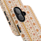 Autumn Pumpkin Striped Phone Case
