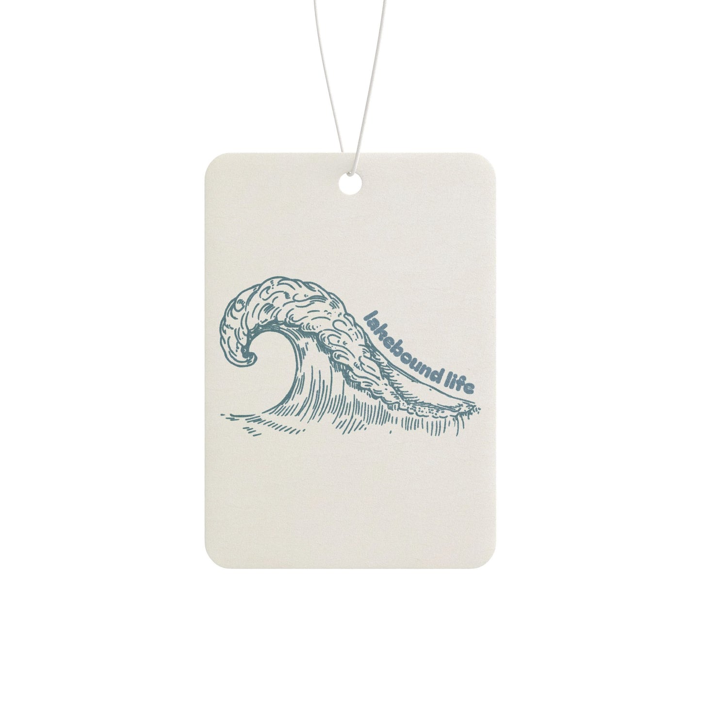 Wave Graphic Car Air Freshener – Ocean Breeze Scented Ornament