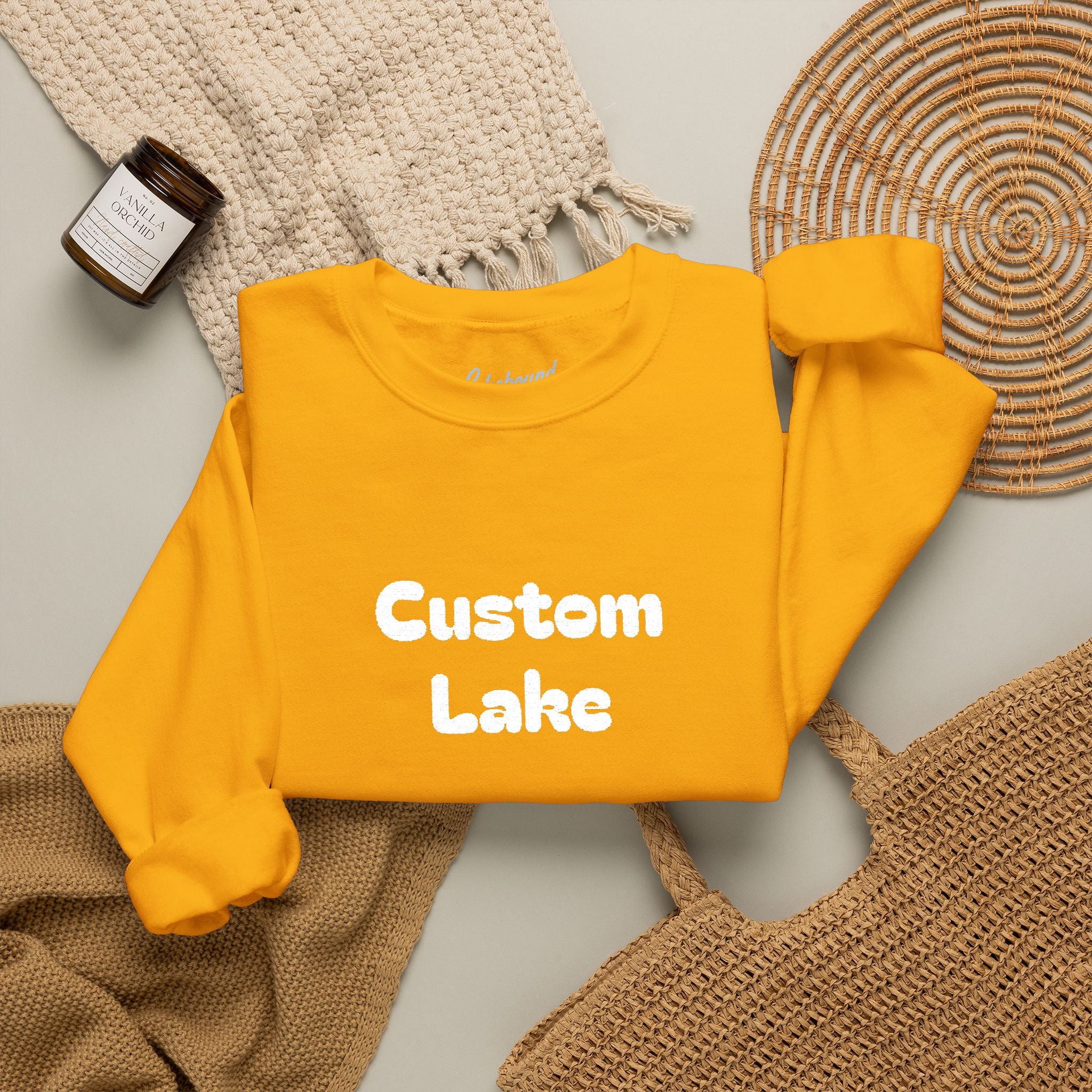 Personalizable Lake Name Crewneck