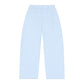 Light Blue Striped Pajama Pants — Men's Cozy Lounge Sleepwear
