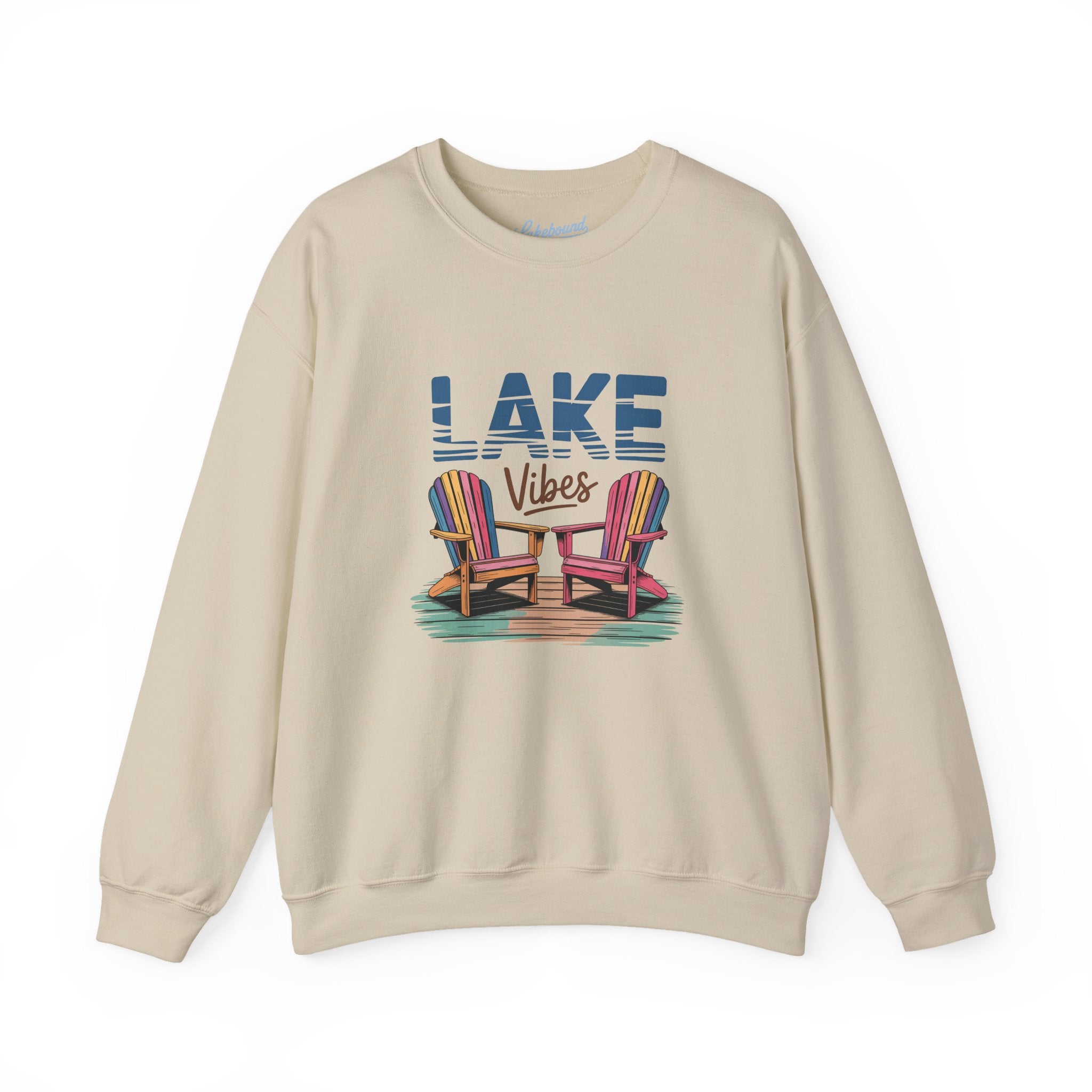 Lake Vibes Adirondack Chairs Crewneck
