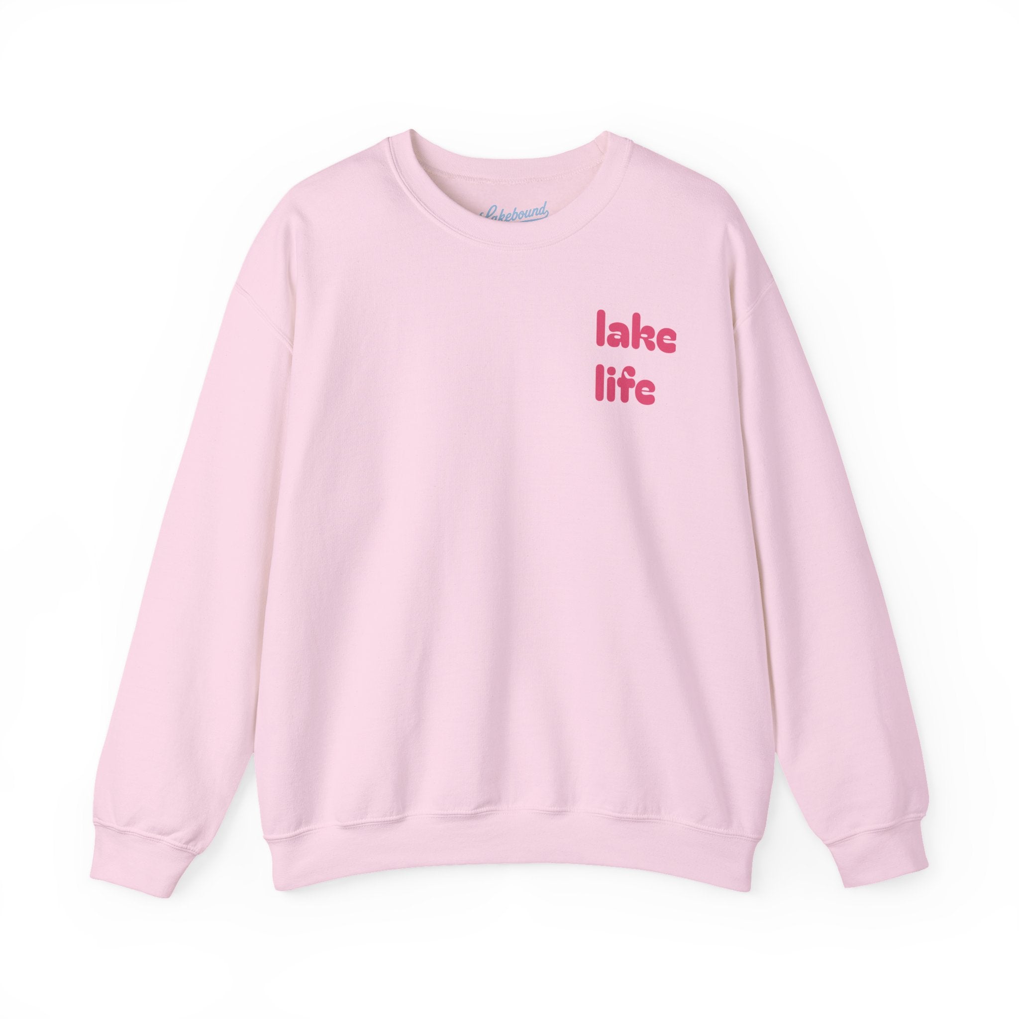 Lakebound Life Wave Front & Back Crewneck