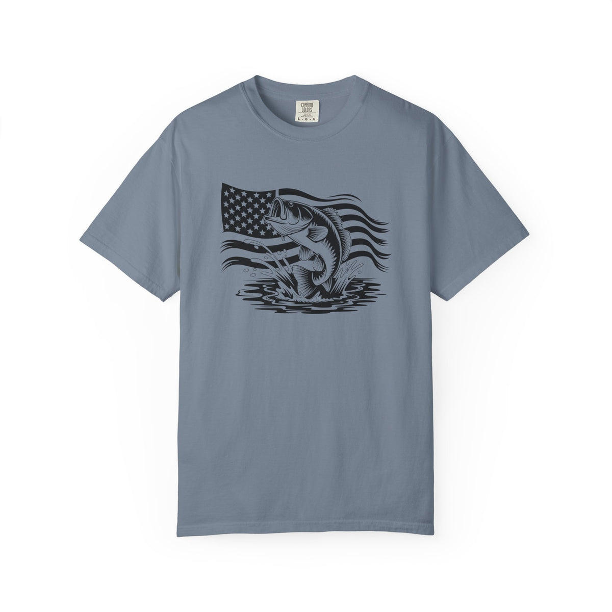 Patriotic Bass Fishing T-Shirt