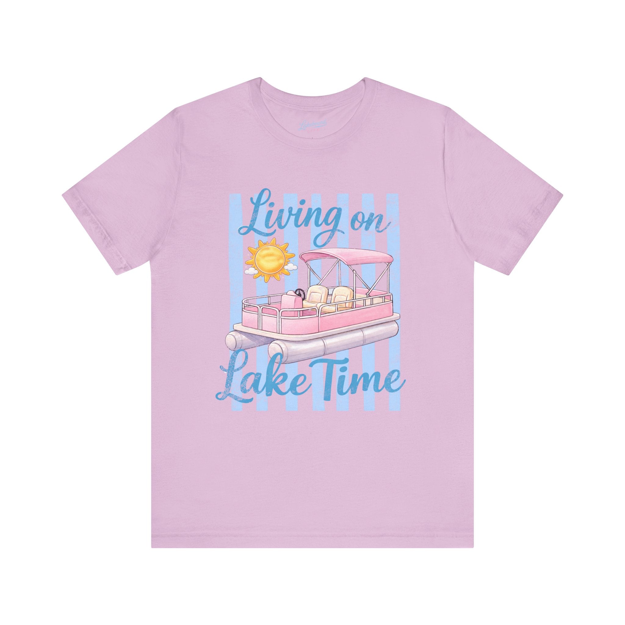 "Living on Lake Time" Pontoon T-Shirt