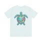 Sea Turtle -"'Be Comfortable In Your Own Shell"'- Unisex Jersey Short Sleeve Tee