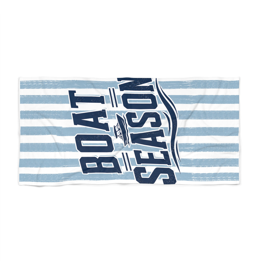 Boat Season Beach Towel
