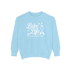 Lake Life Cozy Garment-Dyed Crewneck Sweatshirt