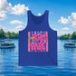 Boat Babe Tank Top — Pink Nautical Summer Graphic