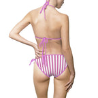 Striped Triangle Bikini