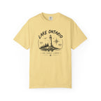Lake Ontario Lighthouse Tee, Vintage Great Lakes Nautical Print
