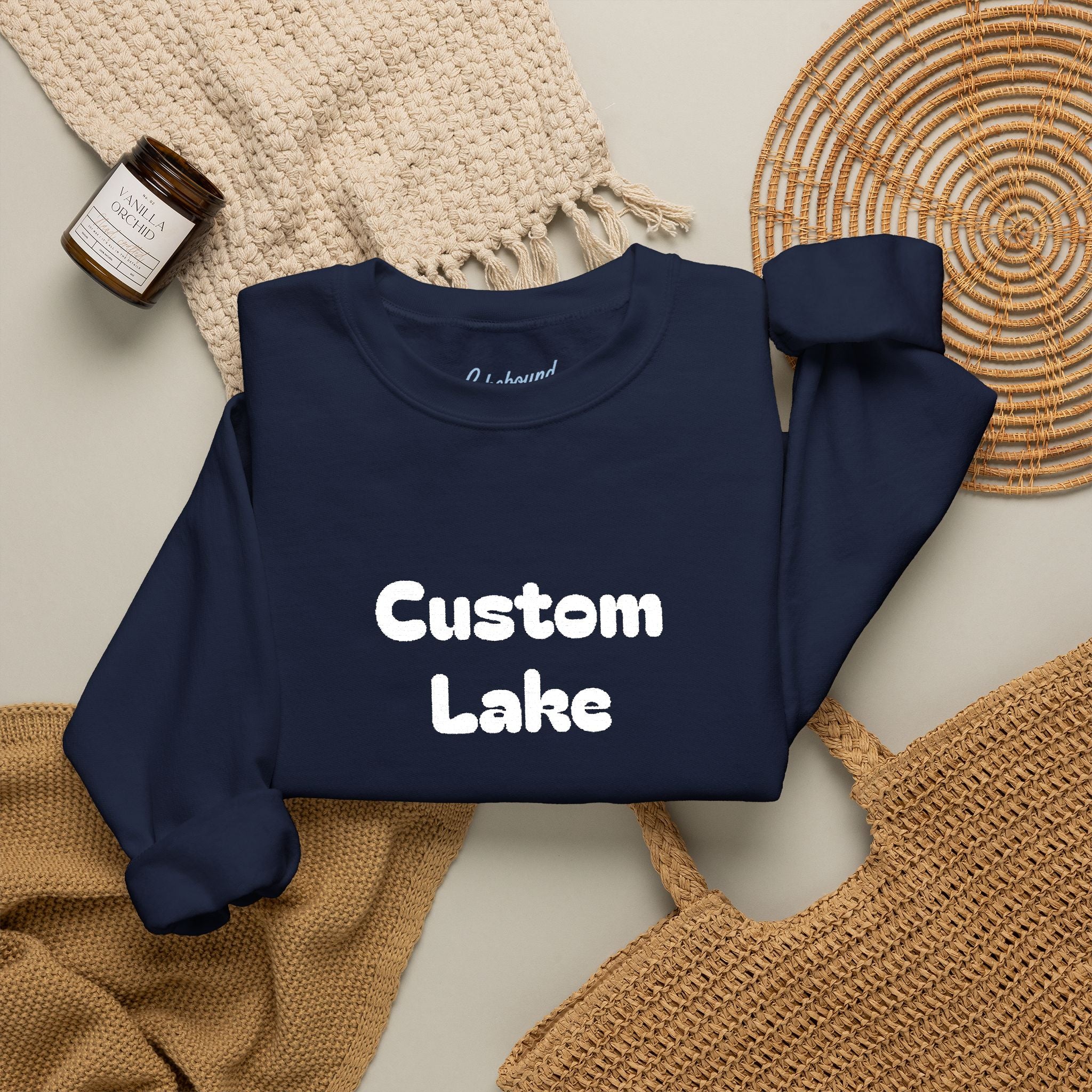 Personalizable Lake Name Crewneck