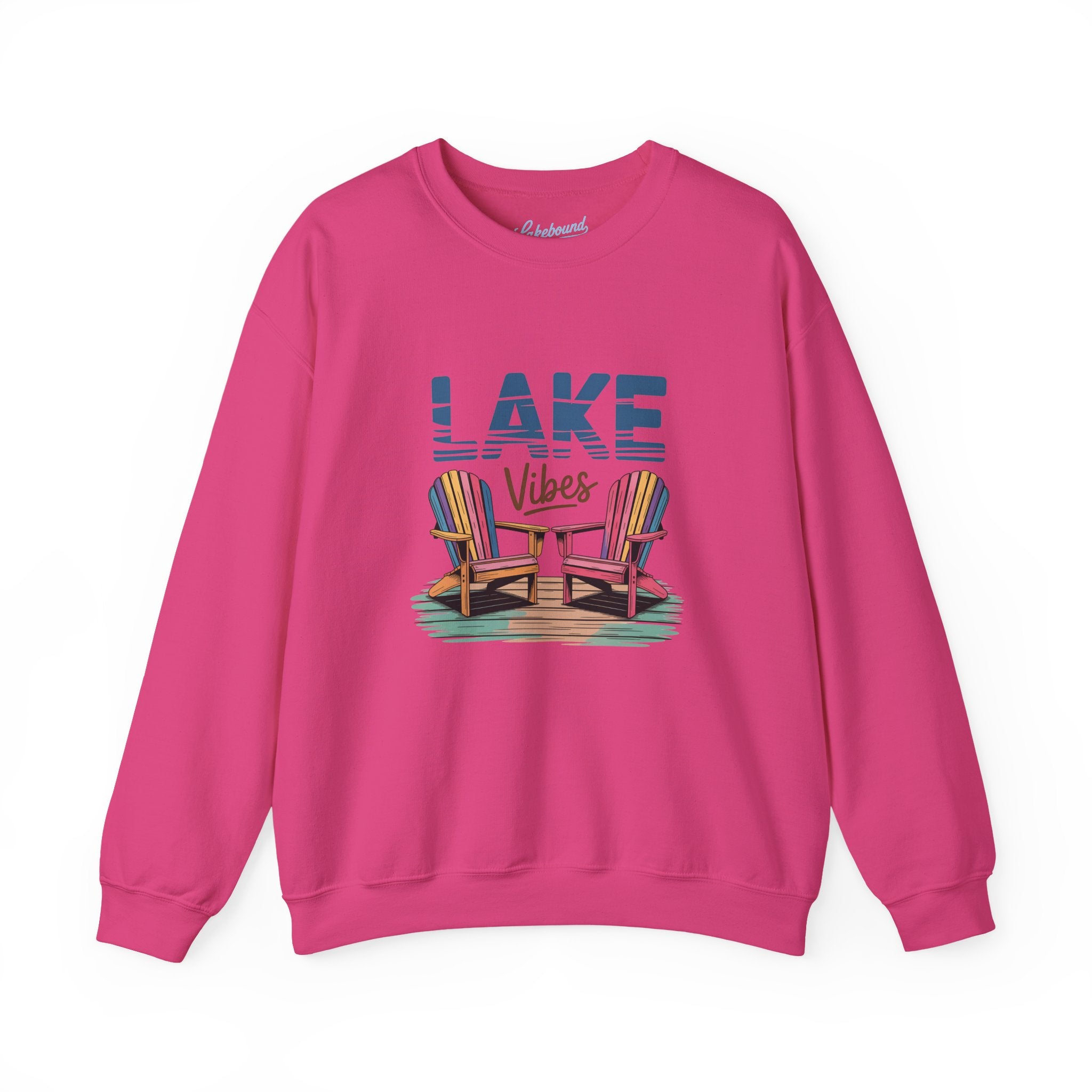 Lake Vibes Adirondack Chairs Crewneck