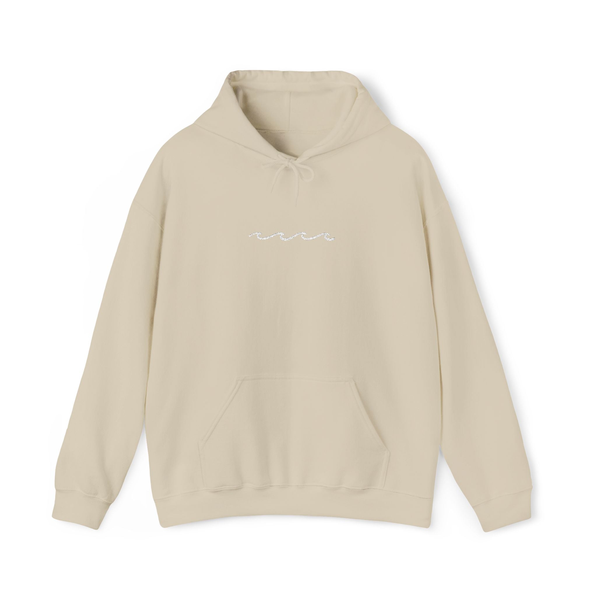 Embroidered Wave Hoodie