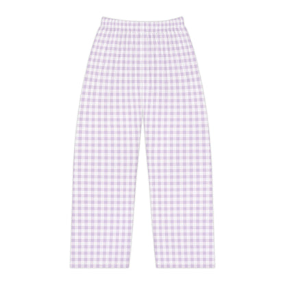 Lavender Gingham Pajama Pants — Women's Cozy Sleepwear