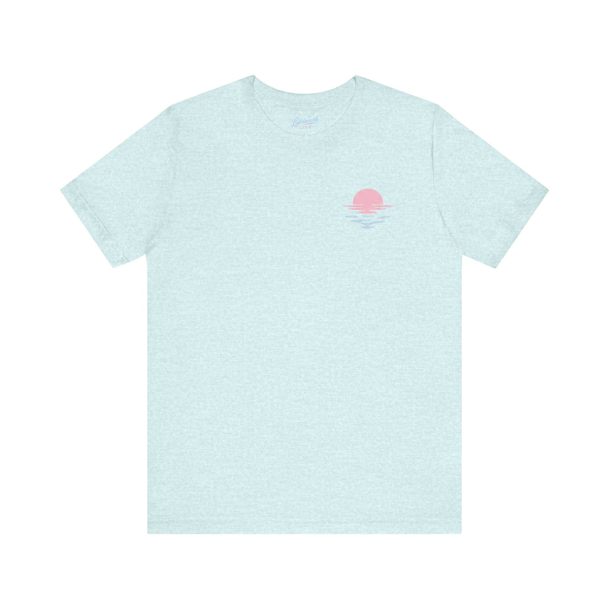 Pastel Sunset LakeBound Life Tee