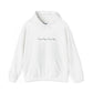 Wave Line Embroidered Hoodie — Minimalist Ocean Graphic Pullover