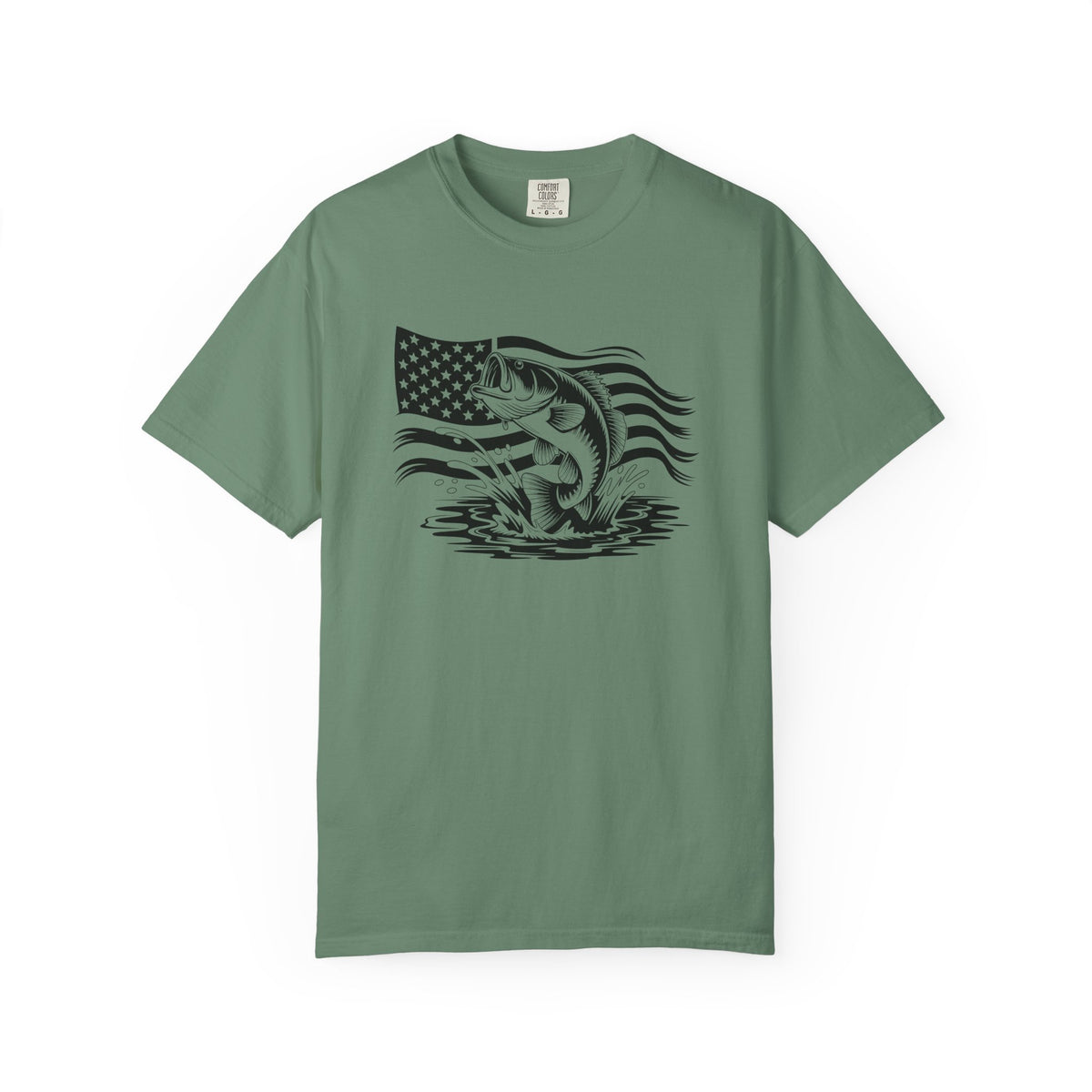 Patriotic Bass Fishing T-Shirt