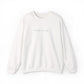 Minimal Embroidered Wave - Crewneck Sweatshirt
