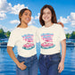 Whatever Floats Your Boat T-Shirt — Pink Pontoon Boat Graphic Tee