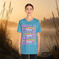 Rainbow Trout Graphic Tee — Colorful Fish Stripes T-Shirt