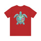 Sea Turtle -"'Be Comfortable In Your Own Shell"'- Unisex Jersey Short Sleeve Tee