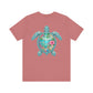 Sea Turtle -"'Be Comfortable In Your Own Shell"'- Unisex Jersey Short Sleeve Tee