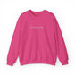 Minimal Embroidered Wave - Crewneck Sweatshirt