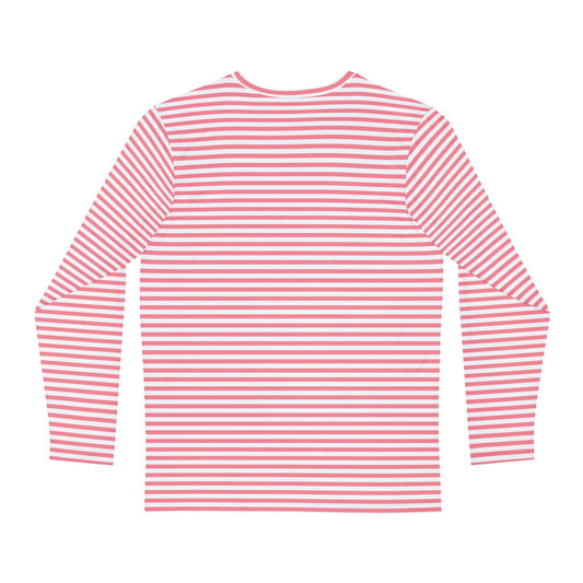 Red Striped Long Sleeve Shirt — Casual Tee