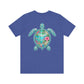 Sea Turtle -"'Be Comfortable In Your Own Shell"'- Unisex Jersey Short Sleeve Tee