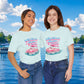 Whatever Floats Your Boat T-Shirt — Pink Pontoon Boat Graphic Tee