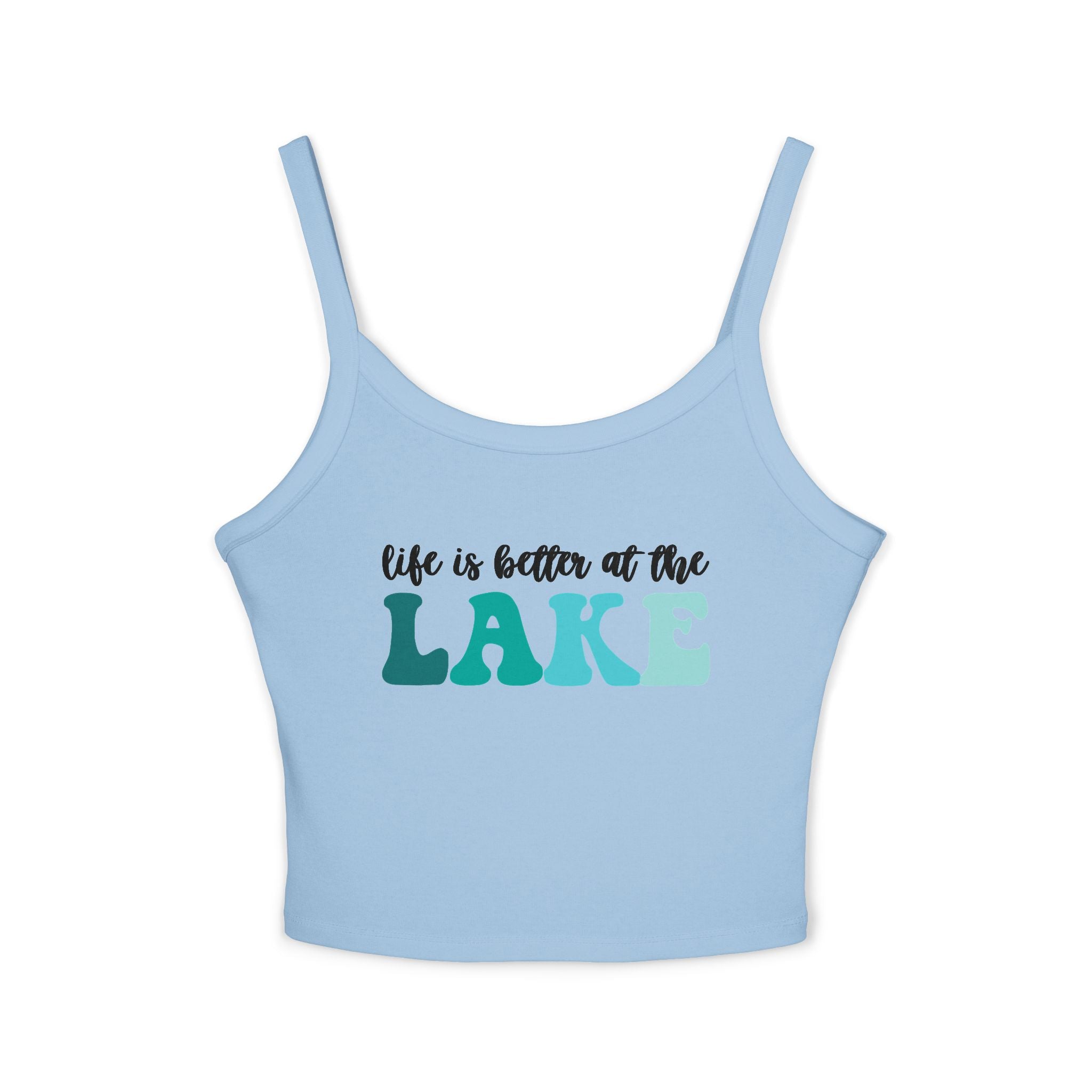 Life Is Better at the Lake Spaghetti Strap Tank