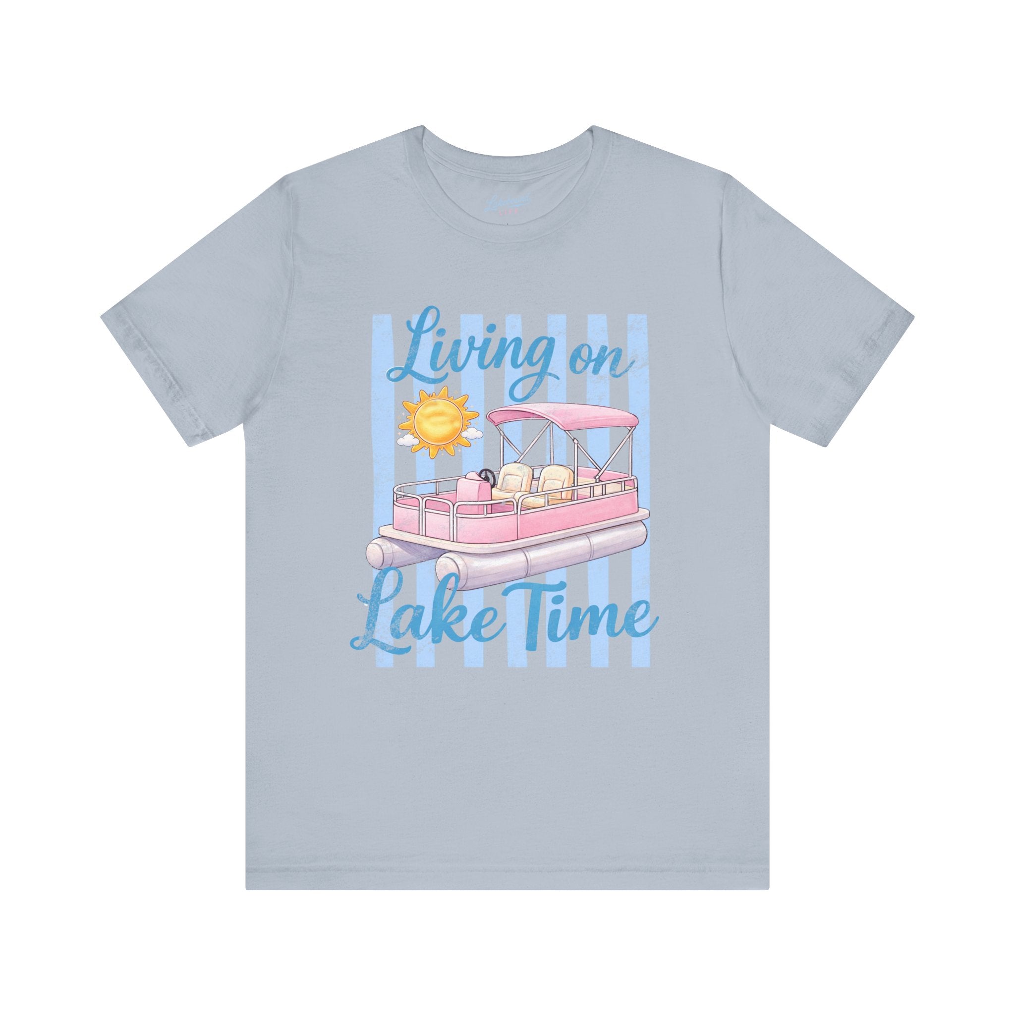 "Living on Lake Time" Pontoon T-Shirt