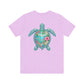 Sea Turtle -"'Be Comfortable In Your Own Shell"'- Unisex Jersey Short Sleeve Tee