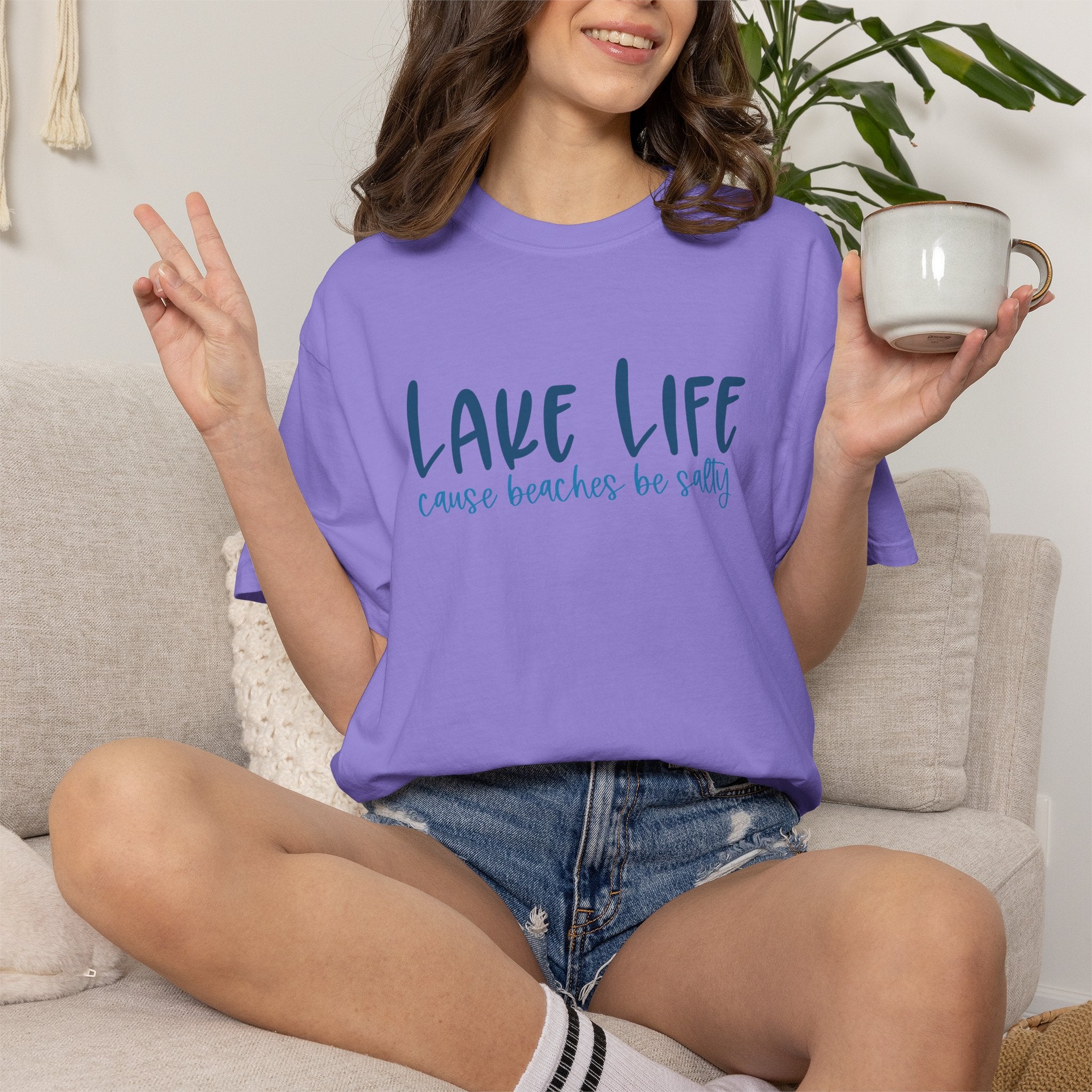 Lake Life Cause Beaches Be Salty T-Shirt