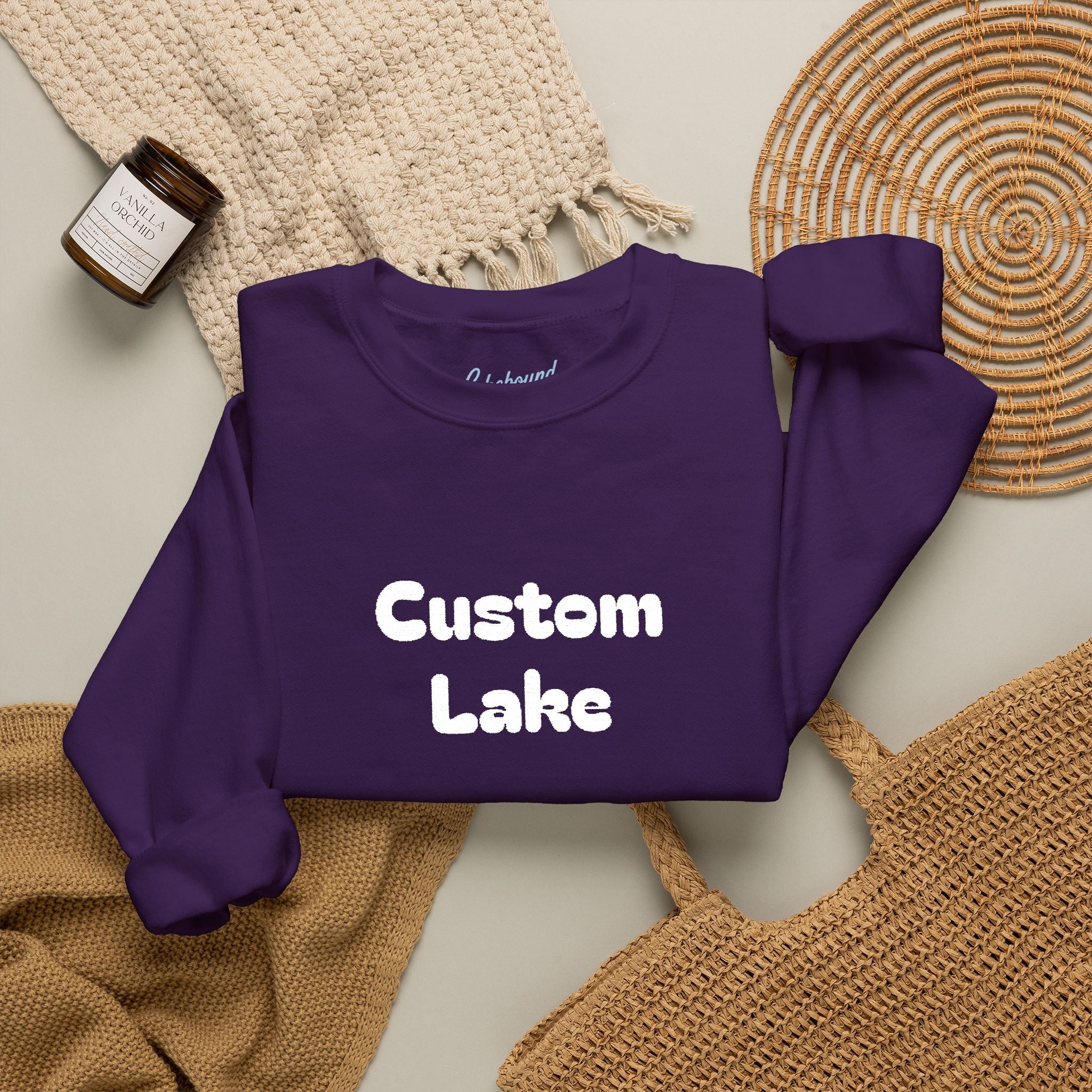 Personalizable Lake Name Crewneck