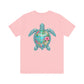 Sea Turtle -"'Be Comfortable In Your Own Shell"'- Unisex Jersey Short Sleeve Tee