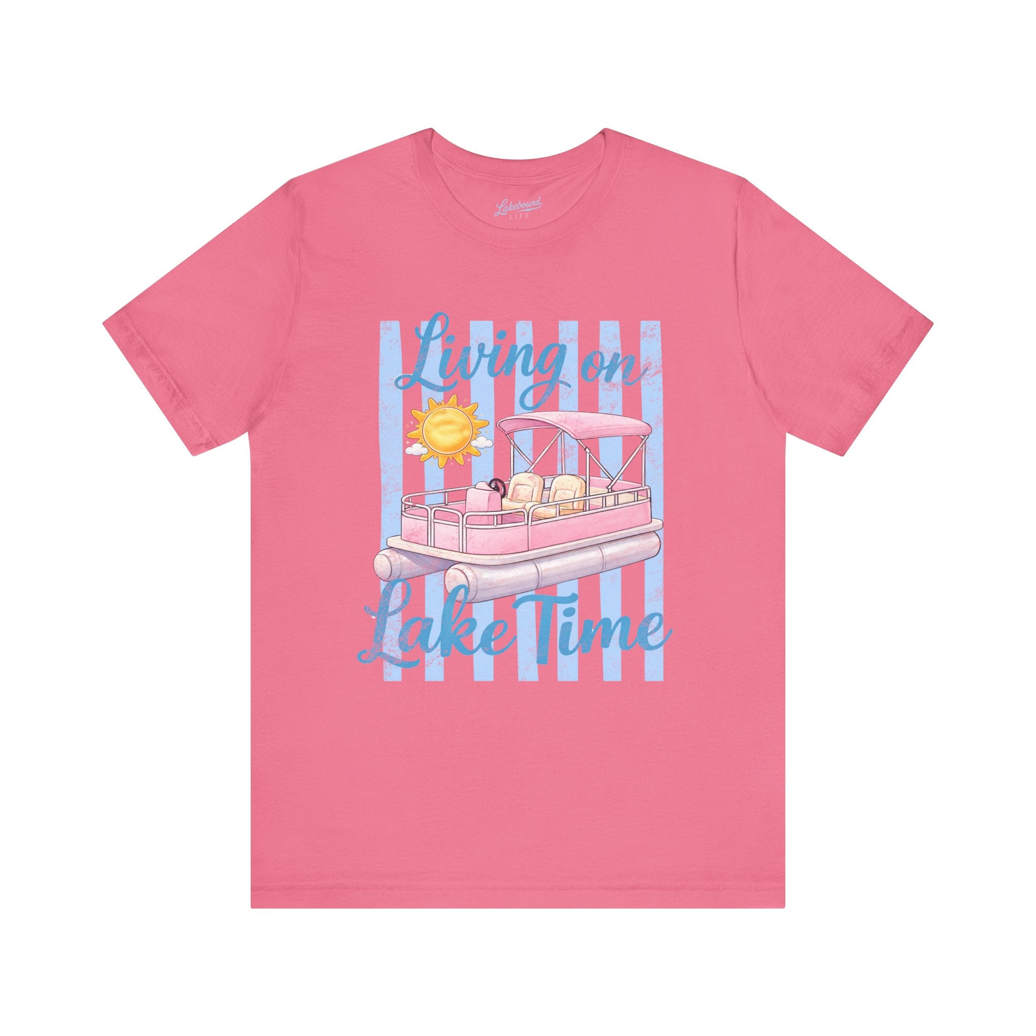 "Living on Lake Time" Pontoon T-Shirt