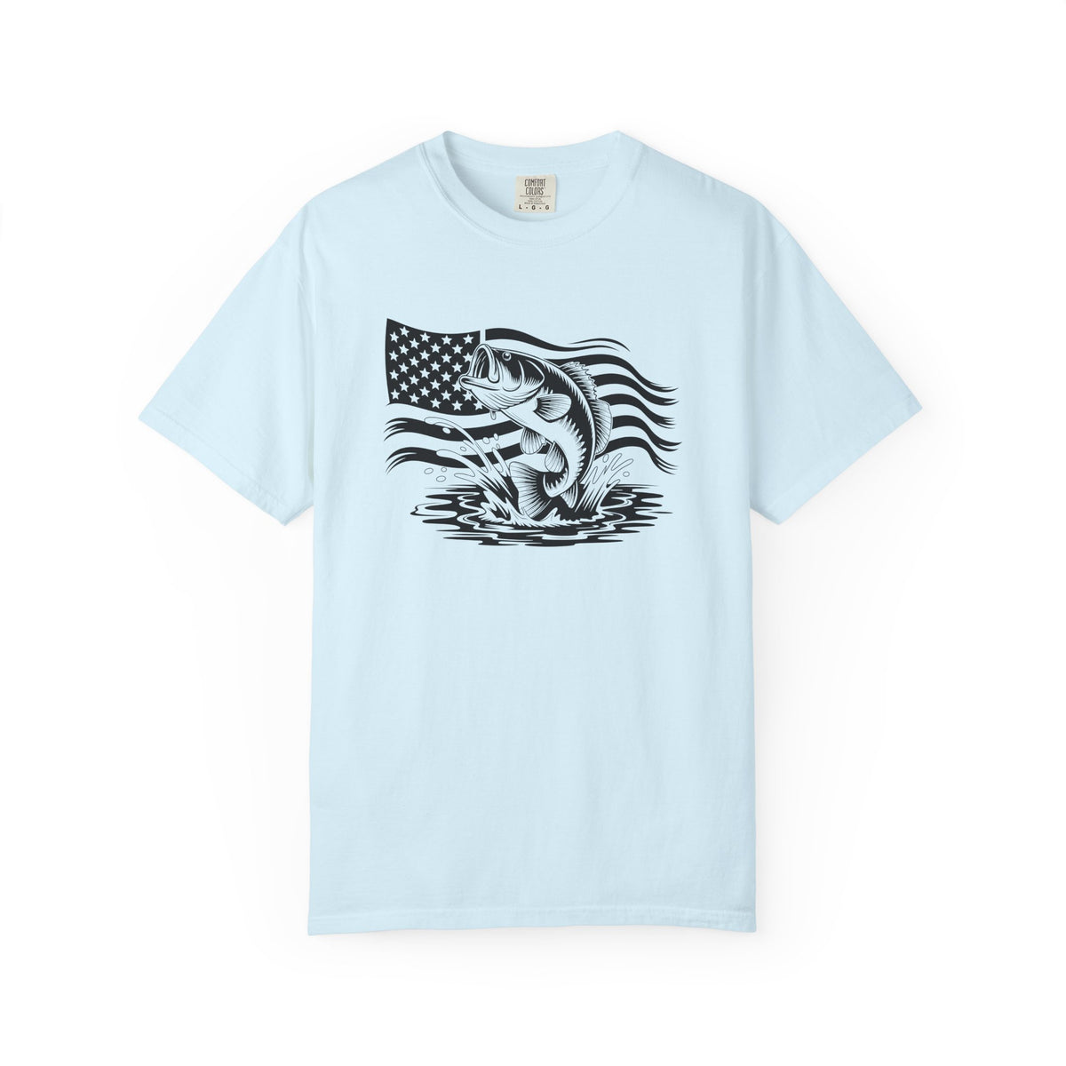 Patriotic Bass Fishing T-Shirt