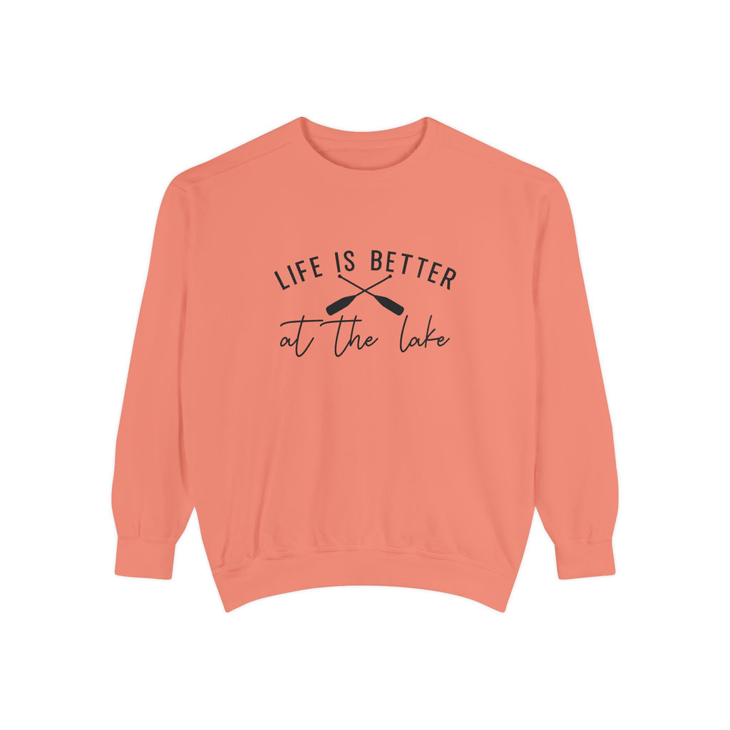 Life Is Better at the Lake Cozy Cabin Crewneck