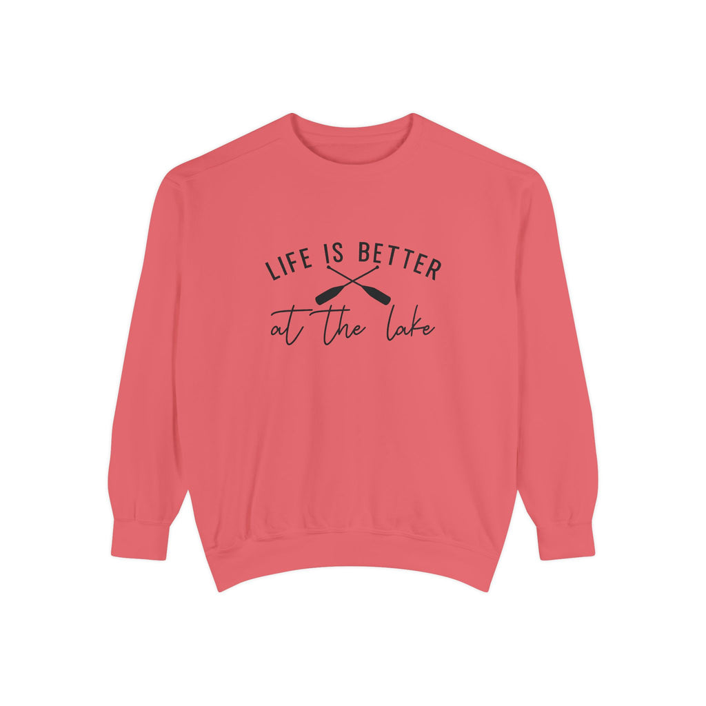 Life Is Better at the Lake Cozy Cabin Crewneck