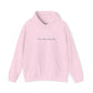 Wave Line Embroidered Hoodie — Minimalist Ocean Graphic Pullover