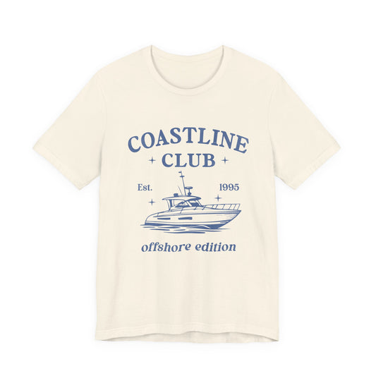 Coastline Club Tee — Offshore Edition Yacht Graphic T-Shirt