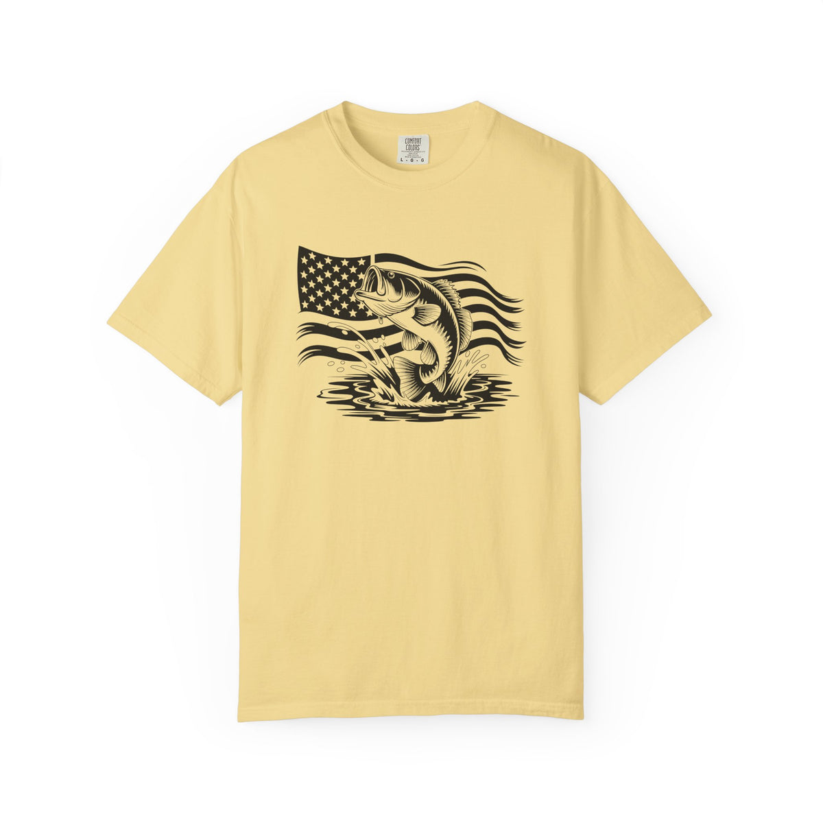 Patriotic Bass Fishing T-Shirt