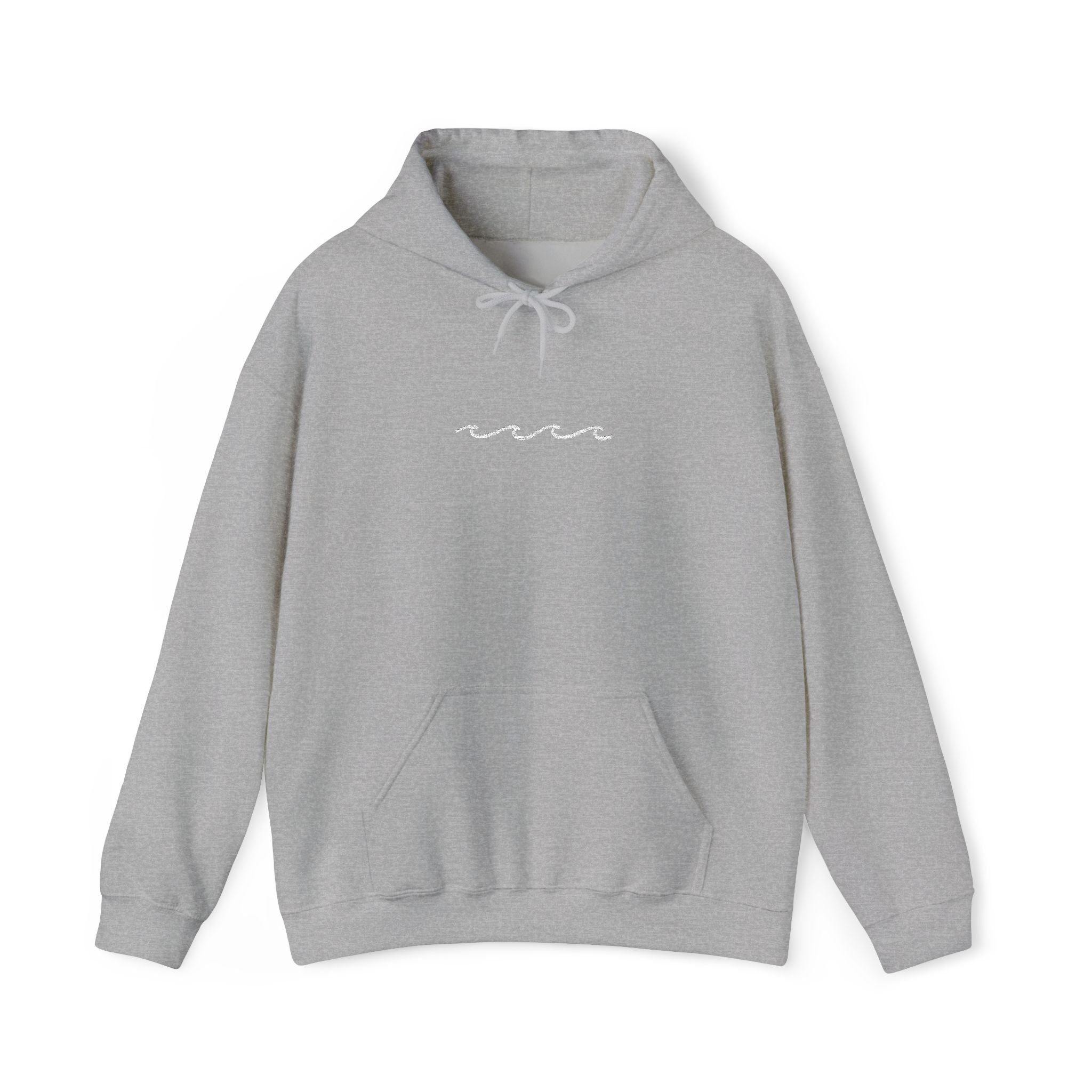 Embroidered Wave Hoodie