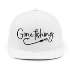 Gone Fishing Embroidered Hat