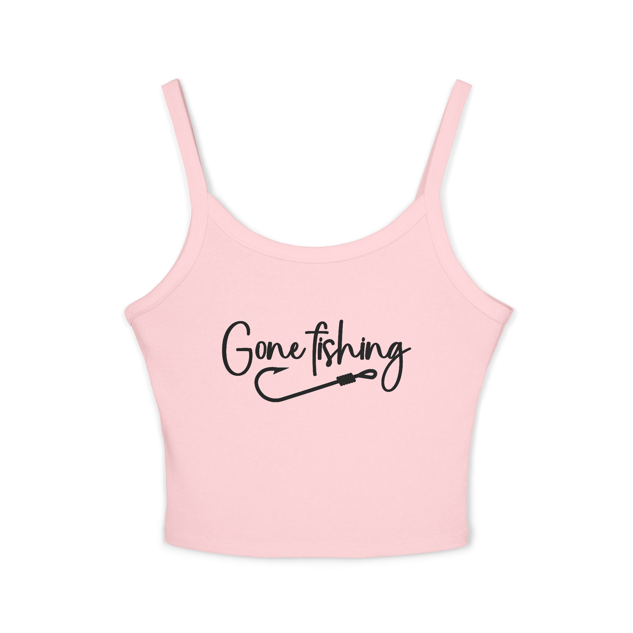 Gone Fishing Spaghetti Strap Tank